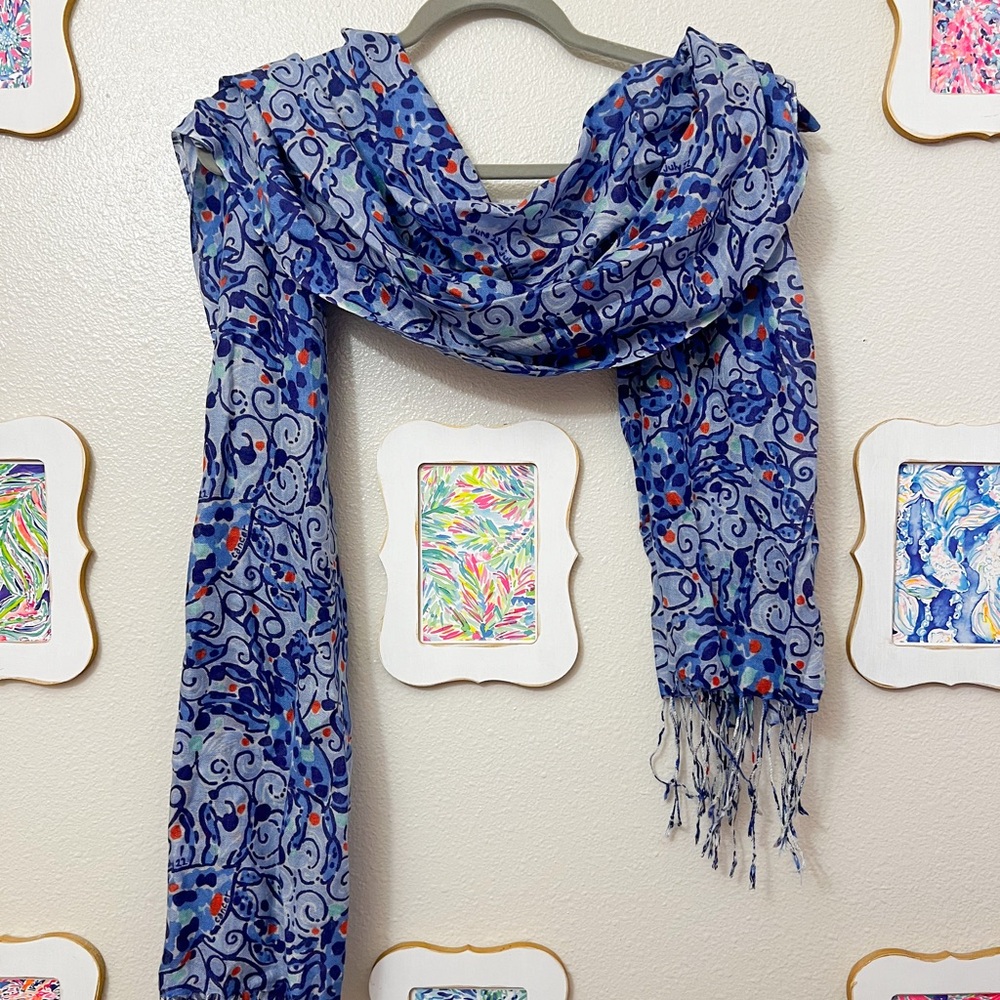 Lilly Pulitzer Cancer Astrology Scarf